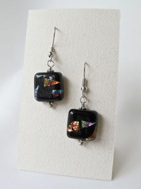 Black Dichroic Glass